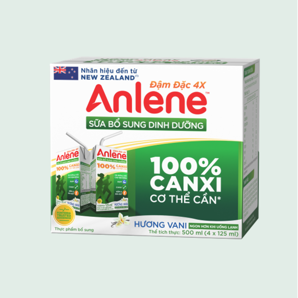 Sữa nước Anlene Đậm đặc 4X