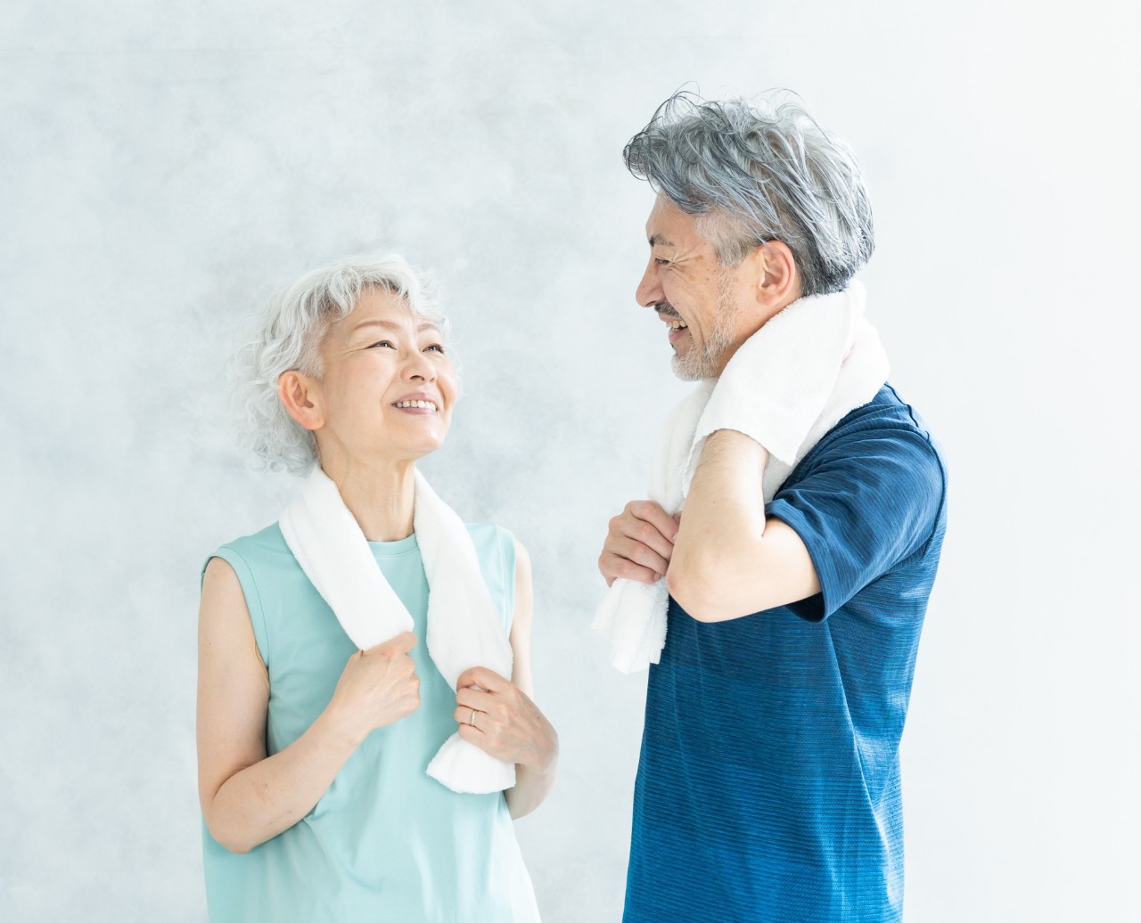 couple after exercising
